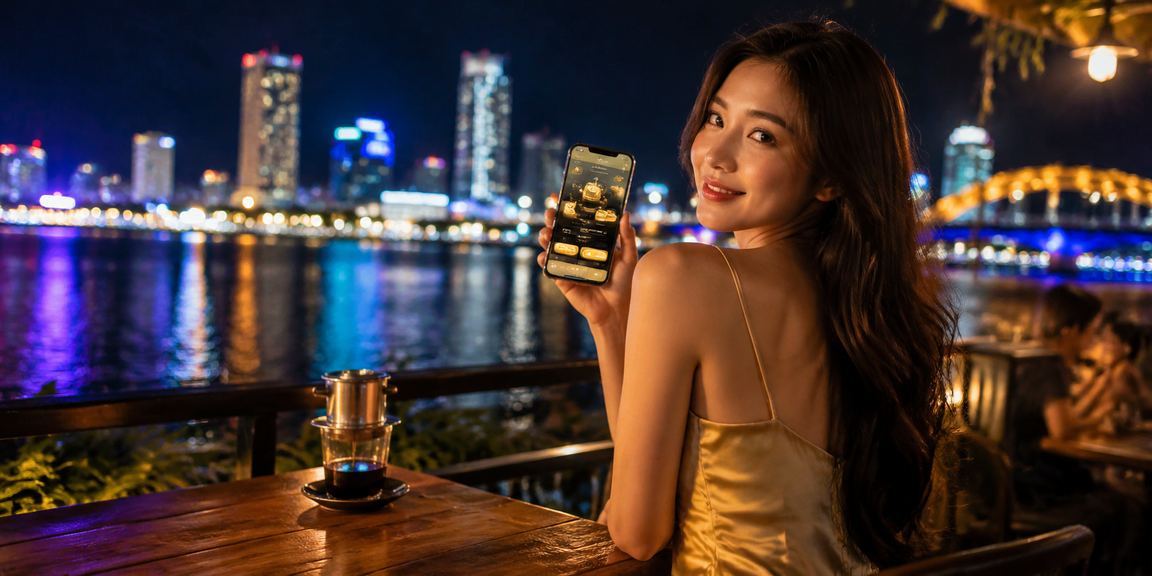 Người dùng Đà Nẵng đăng ký tài khoản xsdlk tại quán cà phê để khám phá game mới